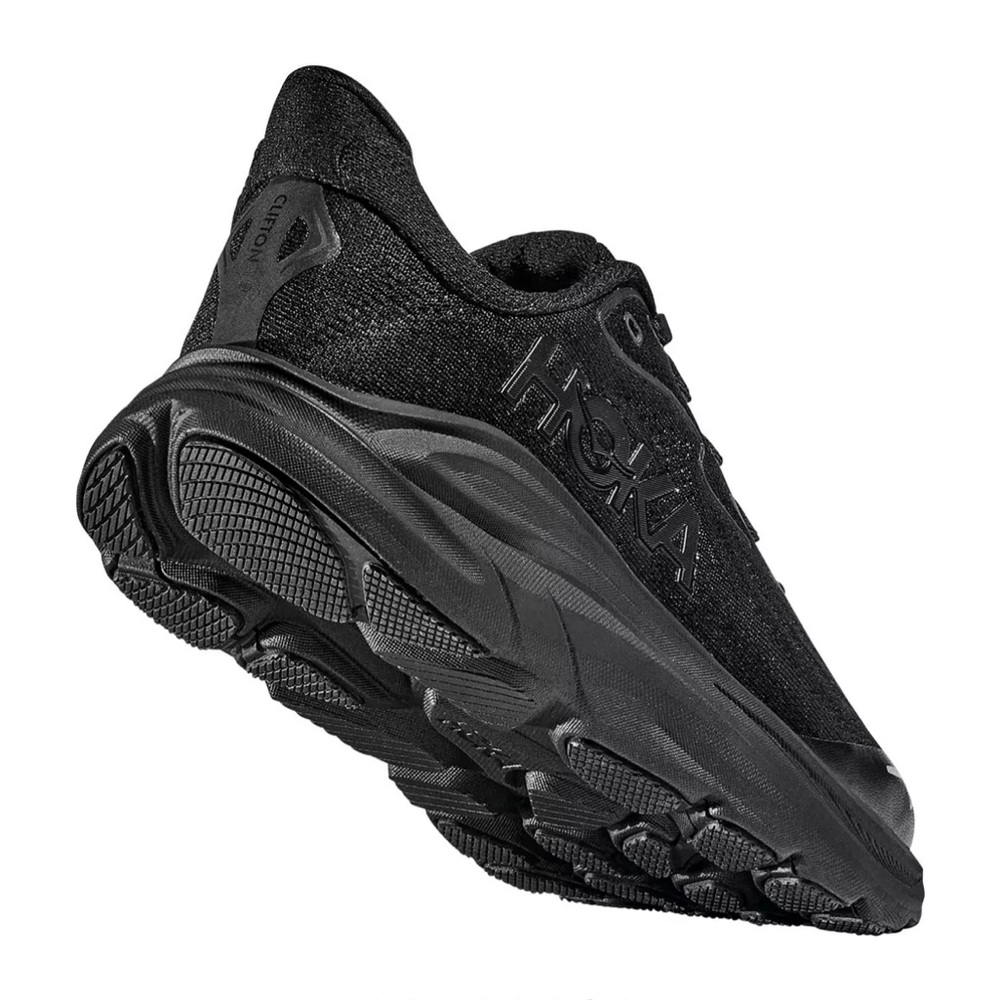 Hoka Kid's Clifton Black Running Sneakers - Like New - $110 original price